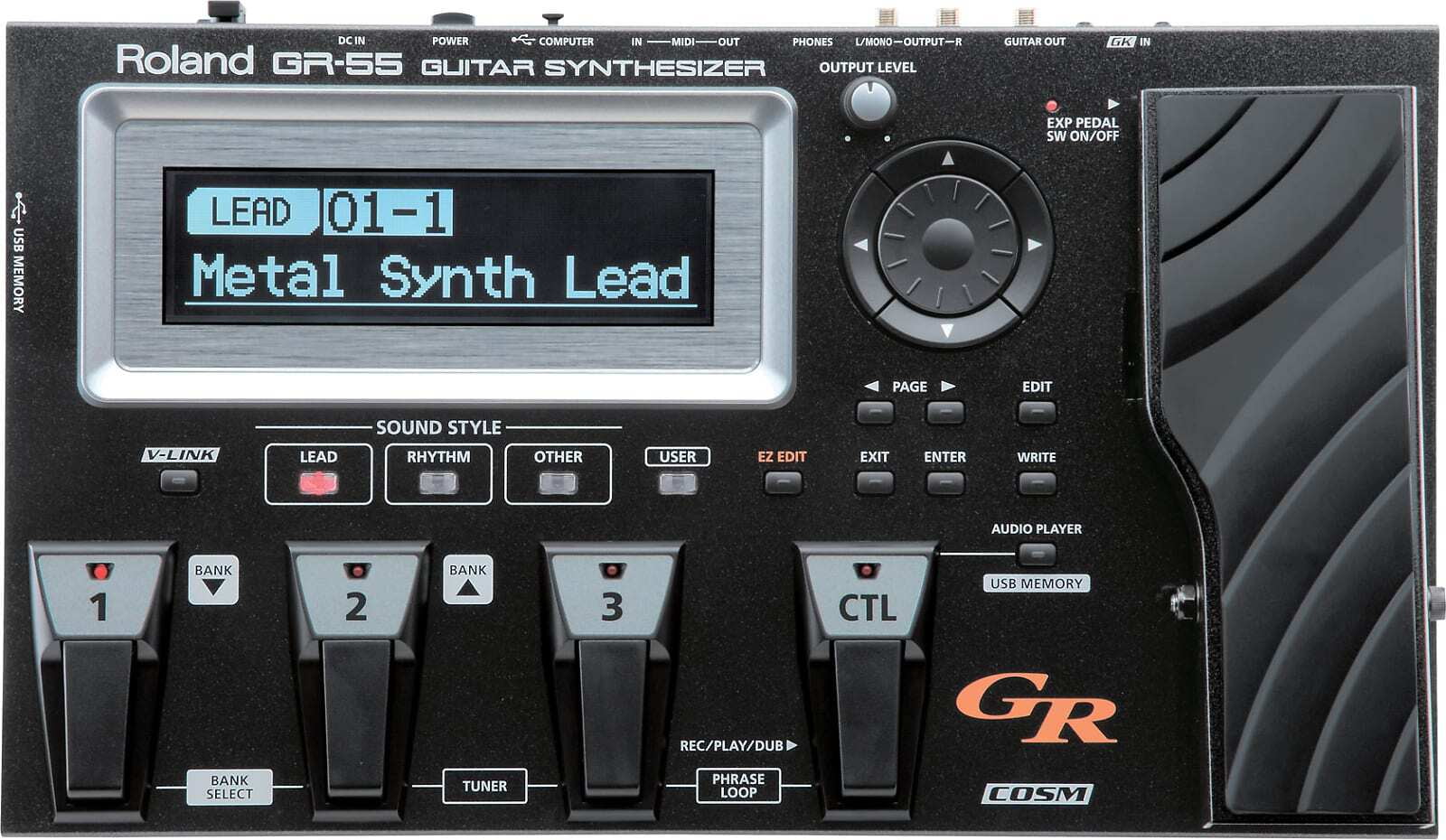 MY ROLAND MIDI GUITAR GR-55 SYNTH